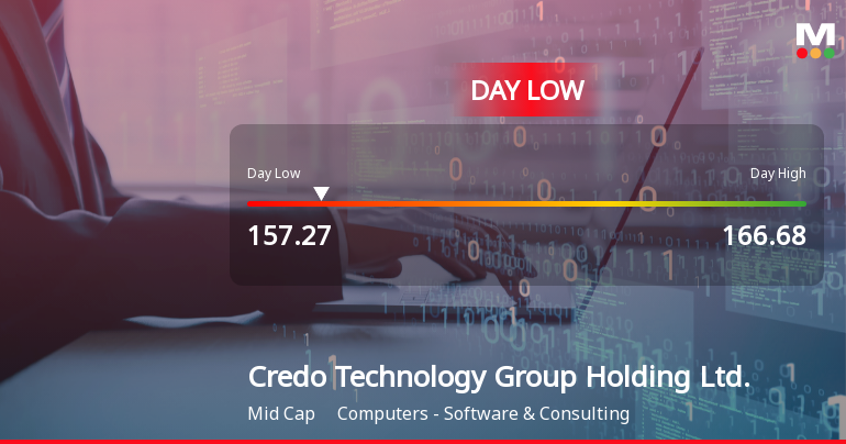 Credo Technology Stock Hits Day Low Amid Price Pressure, Drops to $157.27