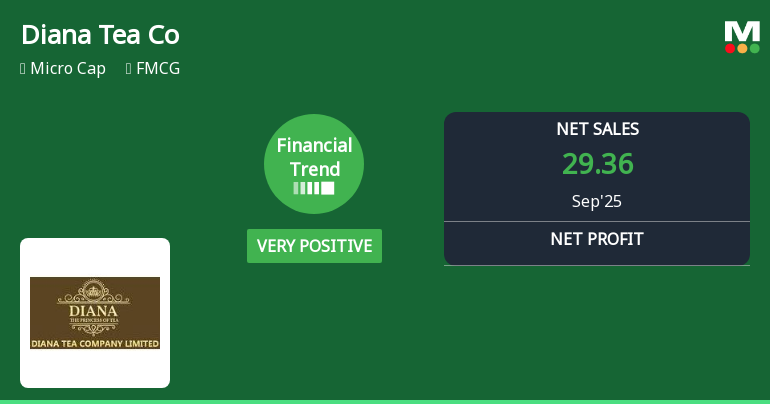 Diana Tea Company Reports Strong Financial Performance Amid Stock Market Challenges