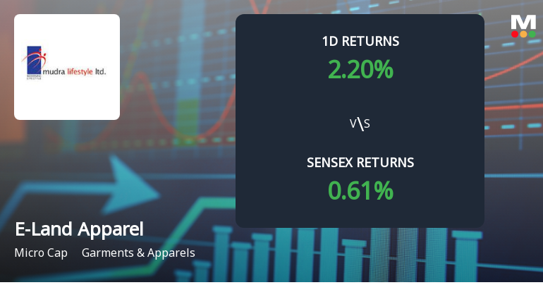 E-Land Apparel Faces Intense Selling Pressure Amid Lower Circuit and Consecutive Losses