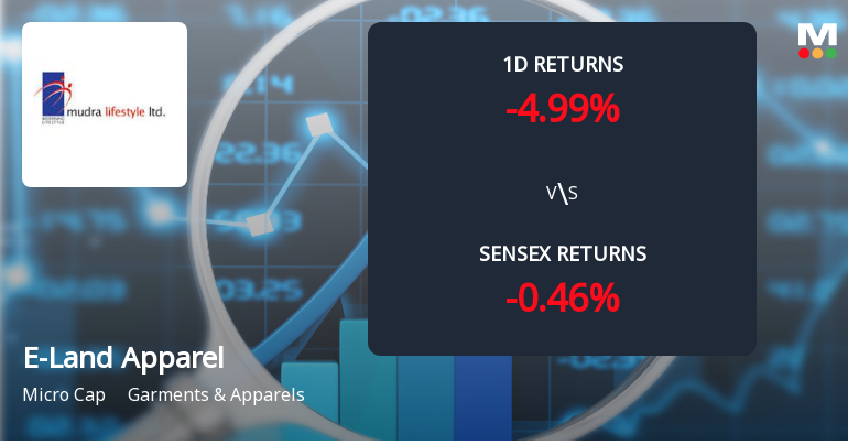 E-Land Apparel Faces Intense Selling Pressure Amid Consecutive Losses
