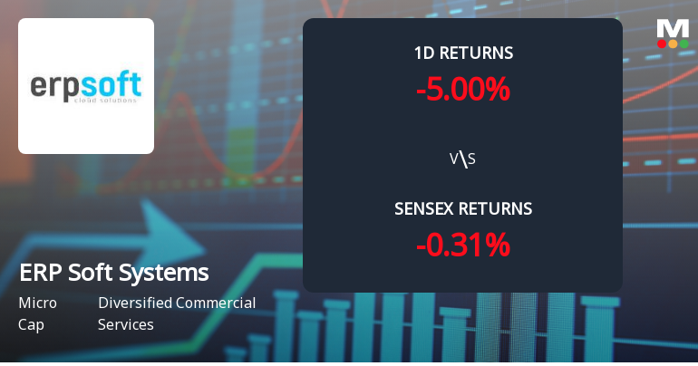 ERP Soft Systems Faces Intense Selling Pressure Amidst Consecutive Losses