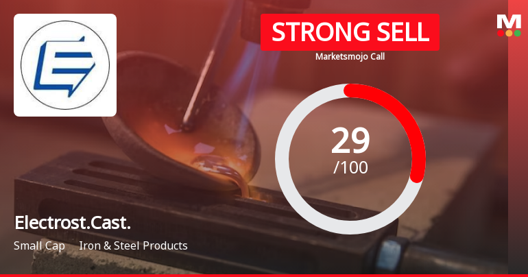 Electrost.Cast. Sees Revision in Market Evaluation Amidst Challenging Financials