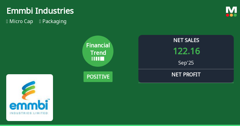 Emmbi Industries Quarterly Financial Trend Shows Positive Shift Amid Market Challenges