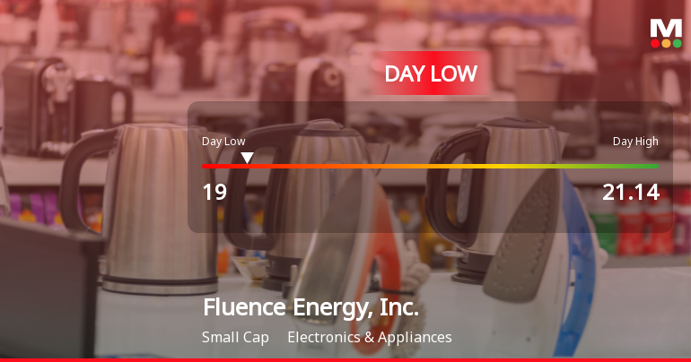 Fluence Energy Stock Hits Day Low of $19 Amid Price Pressure