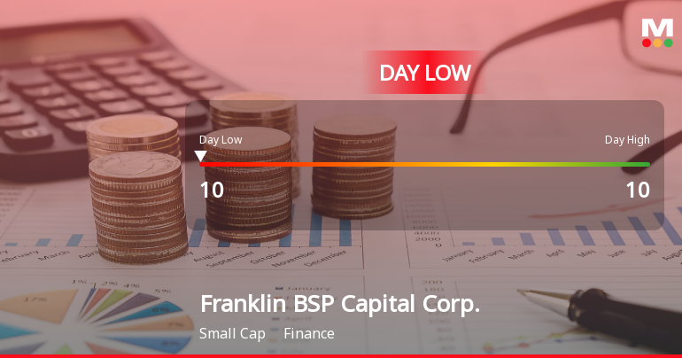 Franklin BSP Capital Corp. Hits Day Low at $10 Amid Price Pressure