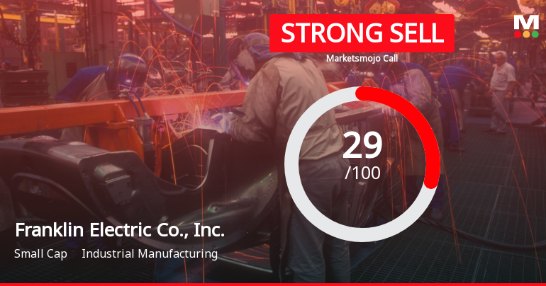 Franklin Electric Adjusts Valuation Amid Declining Profits and Market Underperformance