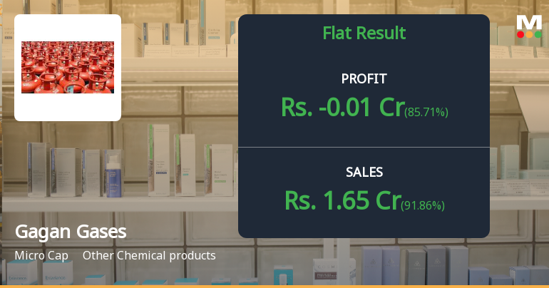 Gagan Gases Q2 FY26: Micro-Cap LPG Distributor Posts Loss Amid Volatile Performance
