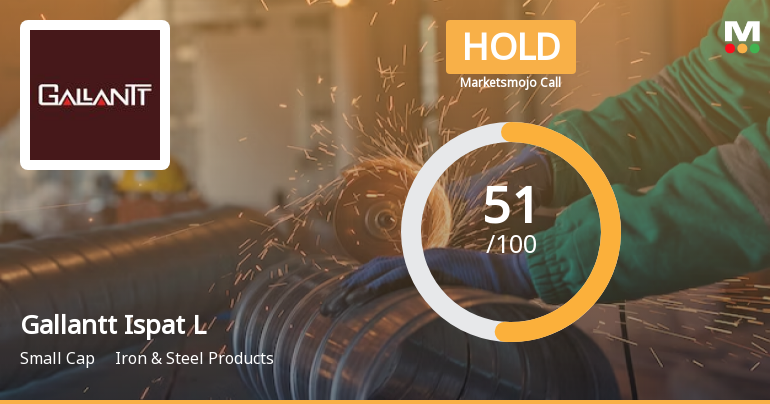 Gallantt Ispat L Sees Revision in Market Evaluation Amid Mixed Financial Signals