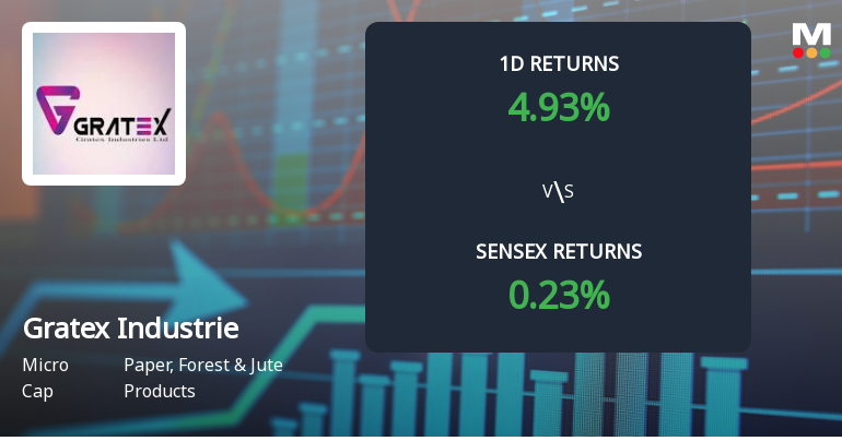 Gratex Industries Surges with Unprecedented Buying Interest, Faces Multi-Day Upper Circuit