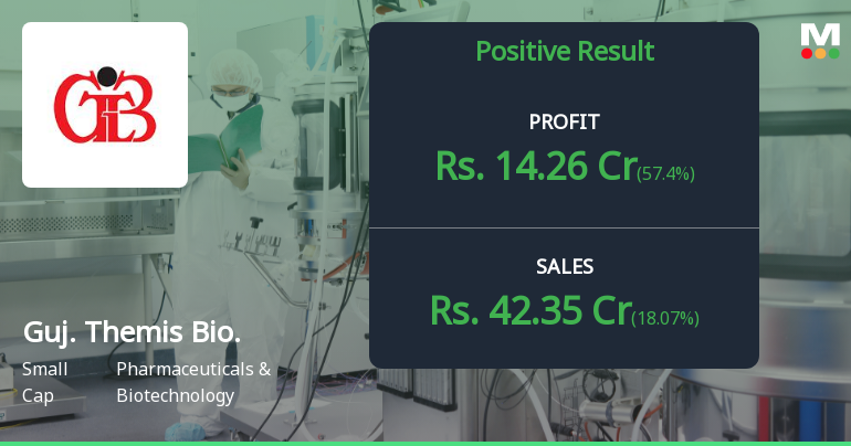 Gujarat Themis Biosyn Q2 FY26: Stellar Quarter Pushes Stock to New Heights