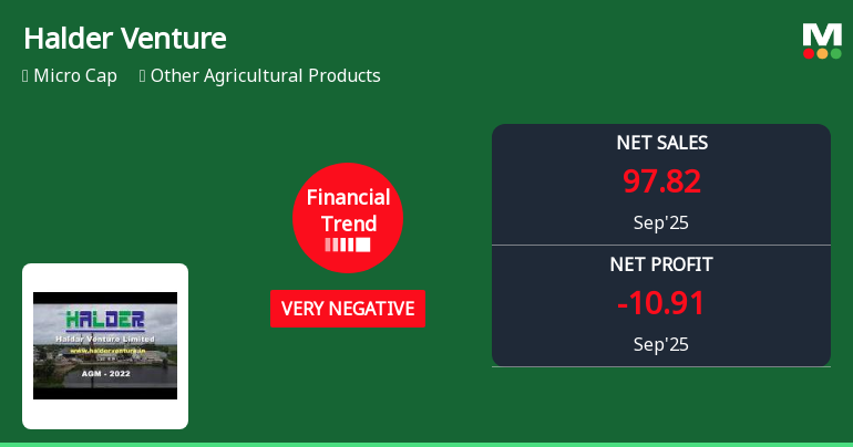 Halder Venture Faces Financial Challenges Amidst Operational Efficiency Gains and Market Volatility