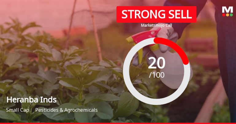 Heranba Inds Sees Revision in Market Evaluation Amidst Challenging Fundamentals