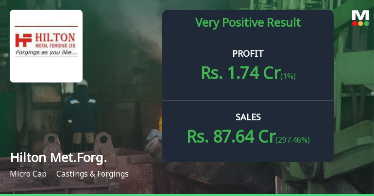 Hilton Metal Forging Q2 FY26: Revenue Surge Masks Margin Erosion Concerns