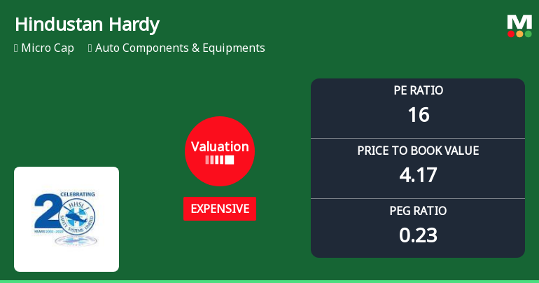 Hindustan Hardy Valuation Shifts Highlight Changing Market Dynamics