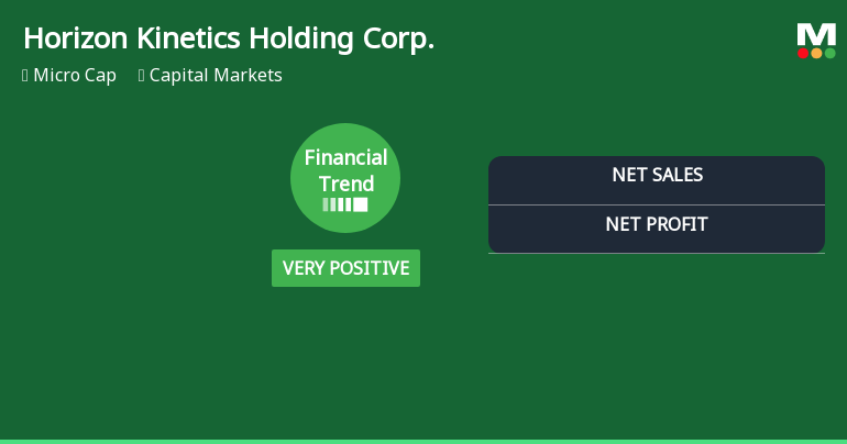Horizon Kinetics Holding Corp. Experiences Revision in Its Stock Evaluation Amid Mixed Performance Metrics