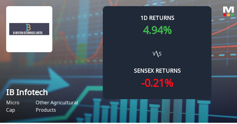 IB Infotech Enterprises Faces Intense Selling Pressure Amid Consecutive Losses