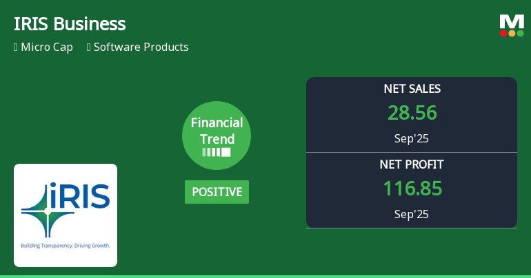 IRIS Business Services Quarterly Financial Trend Shows Notable Shift Amid Market Volatility
