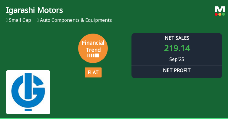 Igarashi Motors India Quarterly Performance Shows Flat Financial Trend Amid Market Challenges