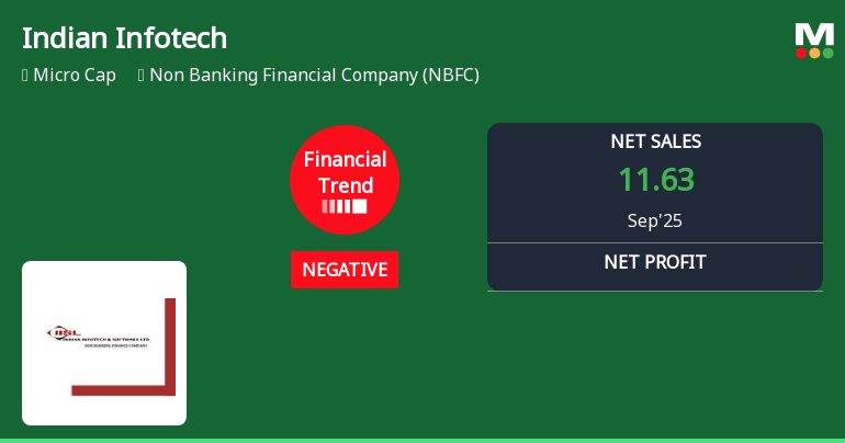 Indian Infotech Faces Financial Challenges Amid Declining Sales and Profitability