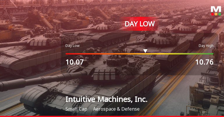Intuitive Machines Stock Hits Day Low of $10.07 Amid Price Pressure