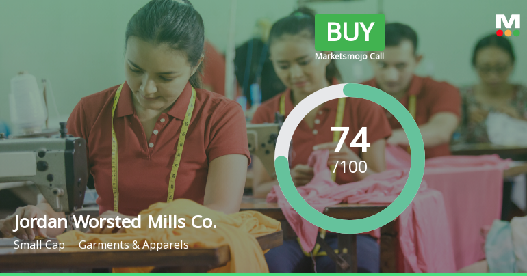 Jordan Worsted Mills Co. Adjusts Valuation Amid Strong Financial Performance and Market Position