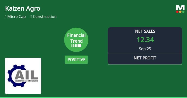 Kaizen Agro Infrabuild Reports Significant Growth Amidst Market Fluctuations and Long-Term Resilience