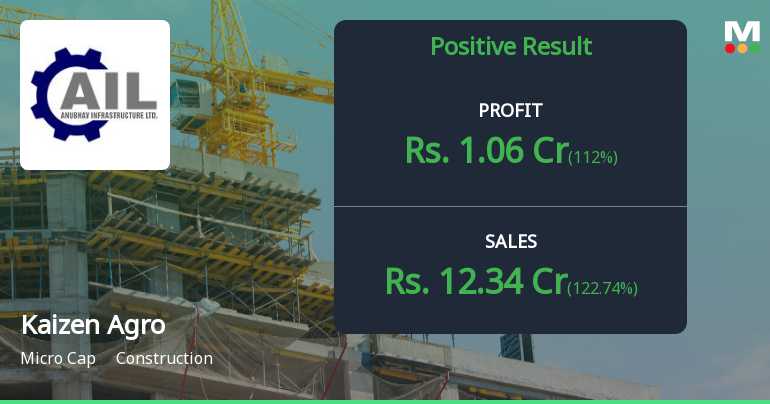 Kaizen Agro Infrabuild: Micro-Cap Construction Player Struggles with Razor-Thin Margins and Weak Returns