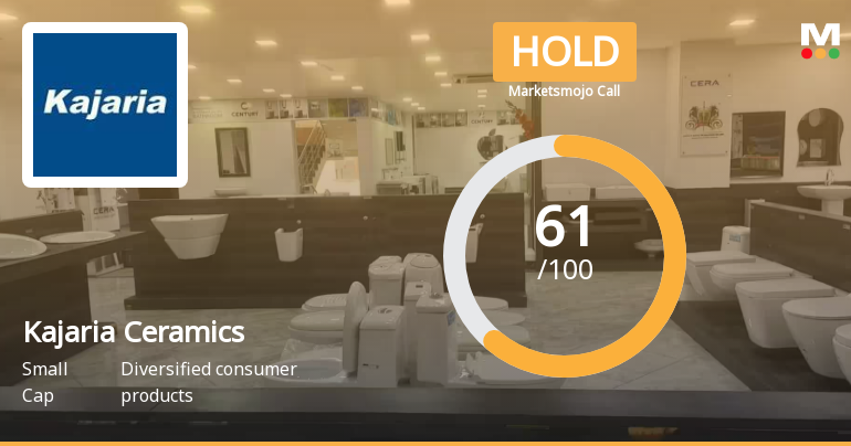 Kajaria Ceramics Sees Revision in Market Evaluation Amid Mixed Financial Signals