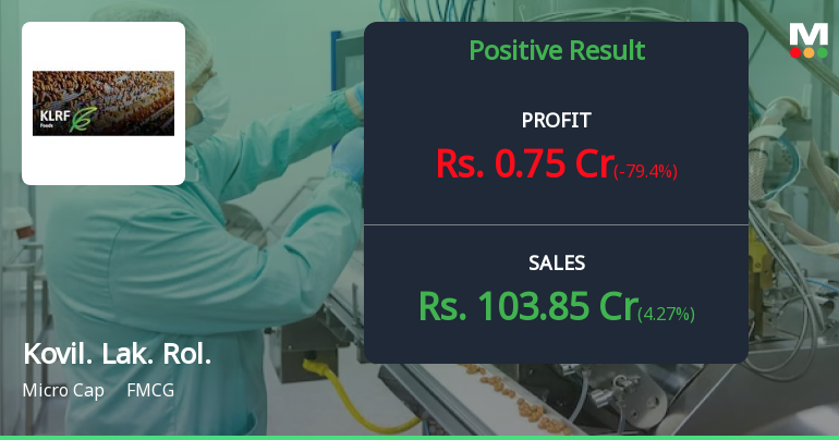 Kovilpatti Lakshmi Roller Flour Mills Q2 FY26: Profit Recovery Masks Persistent Margin Weakness