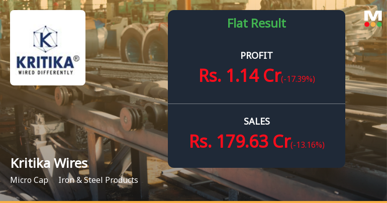 Kritika Wires Q2 FY26: Margin Pressures Mount Despite Revenue Growth