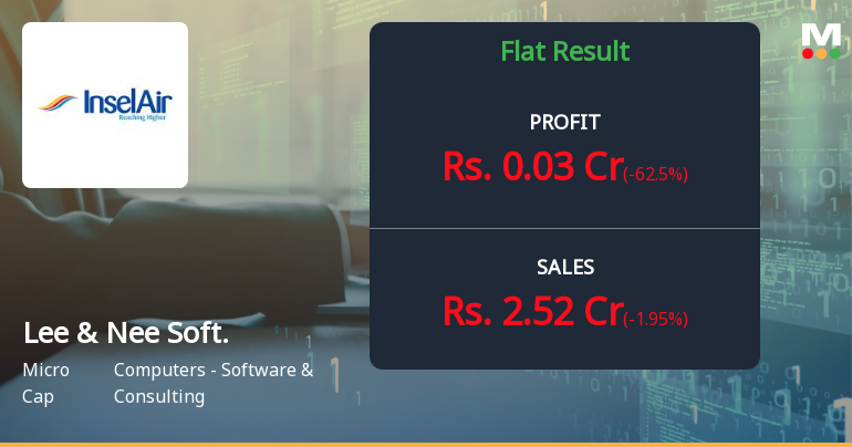 Lee & Nee Software Q2 FY26: Persistent Operating Losses Cloud Micro-Cap's Prospects