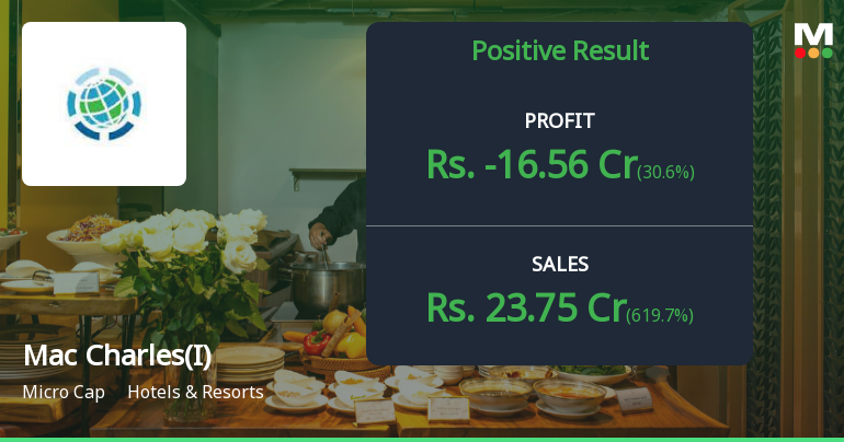 Mac Charles (India) Q2 FY26: Revenue Surge Fails to Stem ...