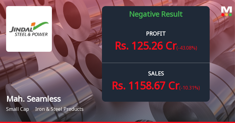 Maharashtra Seamless Q2 FY26: Profit Plunges 43% as Margin Pressures Mount