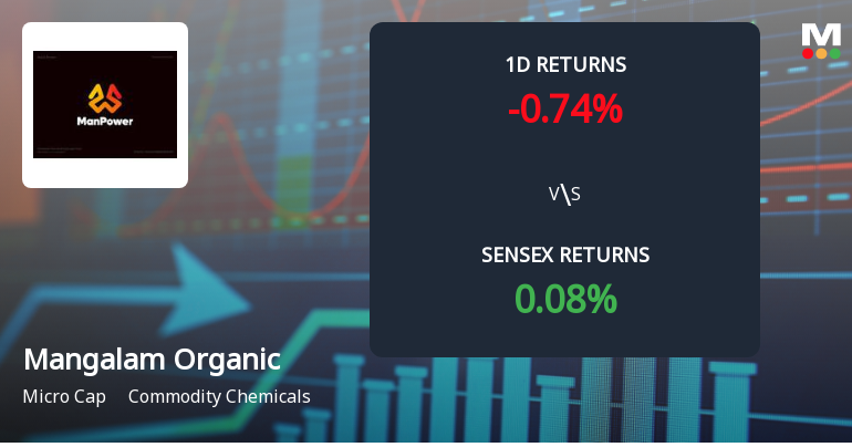 Mangalam Organics Faces Intense Selling Pressure Amid Consecutive Losses