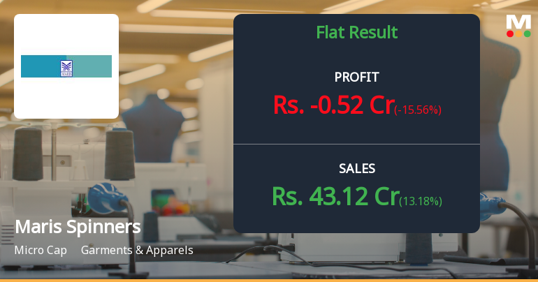 Maris Spinners Q2 FY26: Losses Narrow but Profitability Remains Elusive
