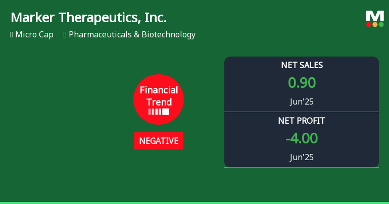Marker Therapeutics Experiences Revision in Its Stock Evaluation Amid Financial Challenges