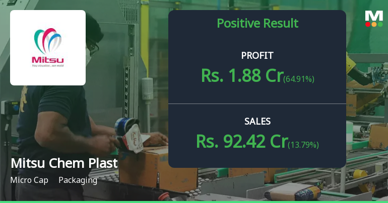 Mitsu Chem Plast Q2 FY26: Profit Surge Masks Margin Erosion Concerns
