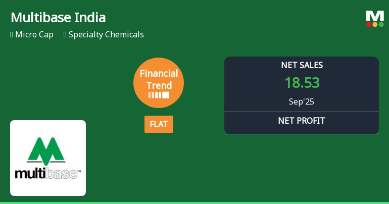 Multibase India Shows Stable Sales Amid Ongoing Profitability Challenges and Market Underperformance