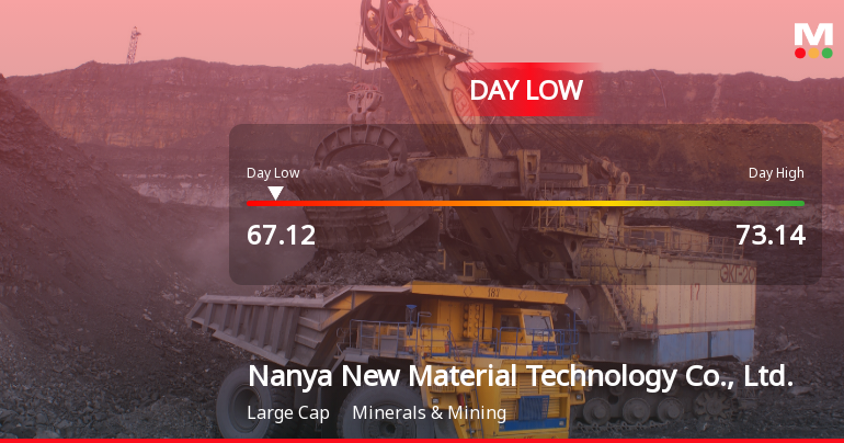 Nanya New Material Technology Hits Day Low Amid Price Pressure at CNY 67.12