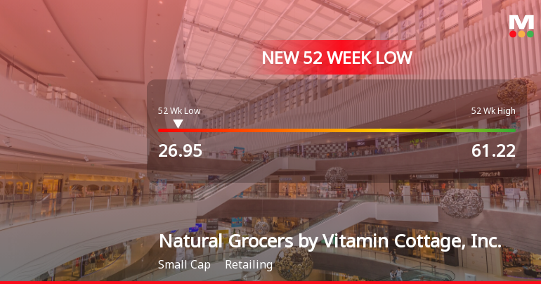 Natural Grocers Hits 52-Week Low as Stock Drops to $26.95
