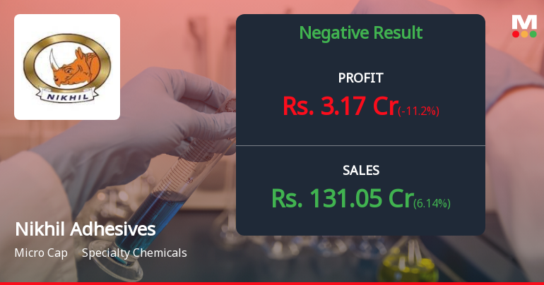 Nikhil Adhesives Q2 FY26: Profit Plunge and Margin Erosion Raise Concerns
