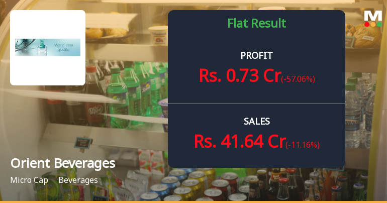 Orient Beverages Q2 FY26: Profitability Pressures Mount Amid Margin Compression