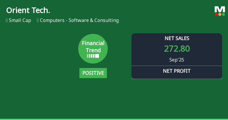 Orient Technologies Reports Strong Financial Metrics Amidst Market Volatility Challenges