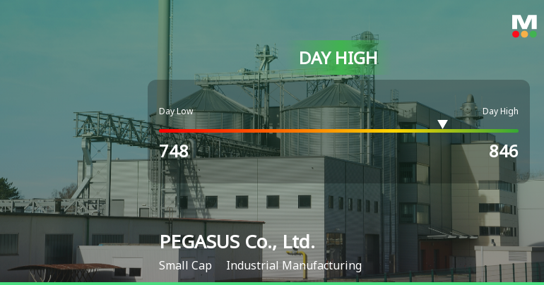 PEGASUS Co. Hits Day High with 12.55% Surge in Strong Intraday Performance