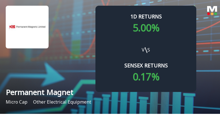 Permanent Magnets Surges to Upper Circuit Amid Unprecedented Buying Interest
