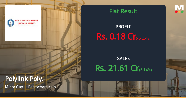 Polylink Polylink Polymers Q2 FY26: Margin Pressure Intensifies De...
