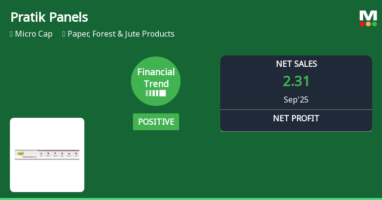 Pratik Panels Reports Record Financial Metrics, Signaling Strong Sector Recovery