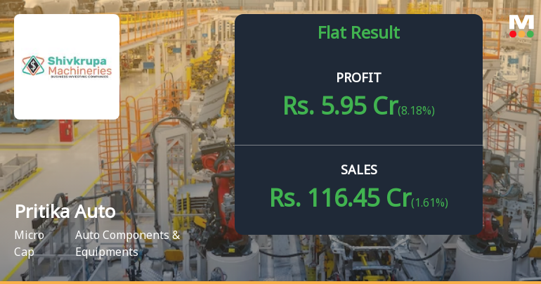 Pritika Auto Industries Q2 FY26: Profit Plunge Masks Revenue Strength