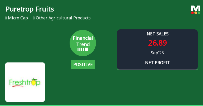 Puretrop Fruits Shows Strong Financial Performance Amid Market Fluctuations