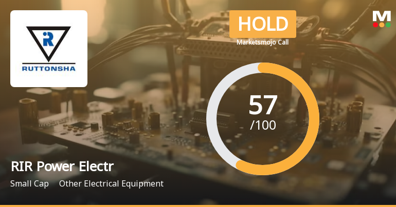 RIR Power Electr Sees Revision in Market Evaluation Amid Mixed Financial Signals